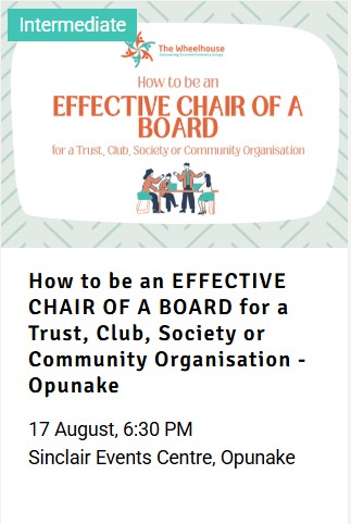 Effective Chair of a Board